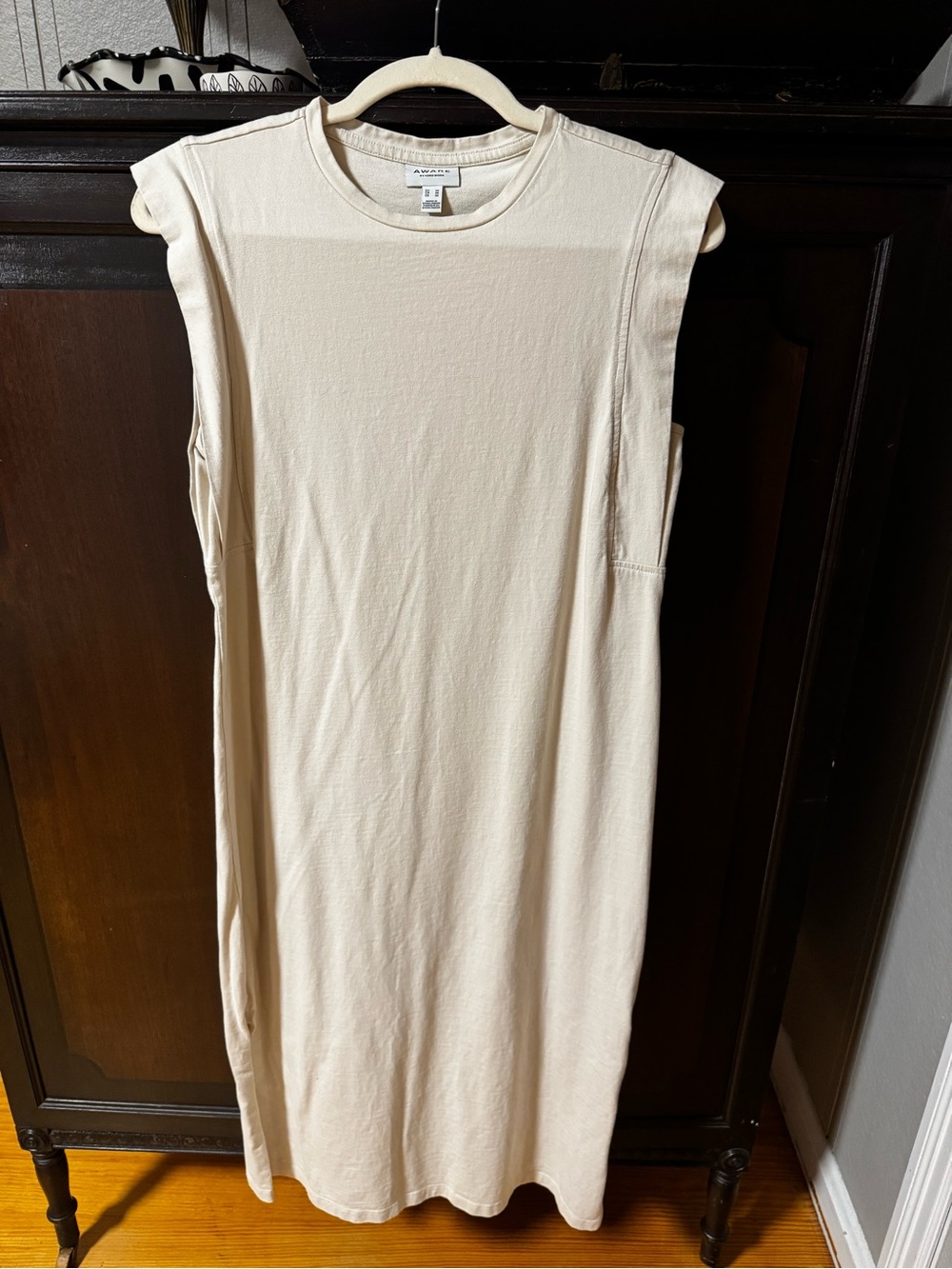 Vero Moda Cream Sleeveless Maxi Dress